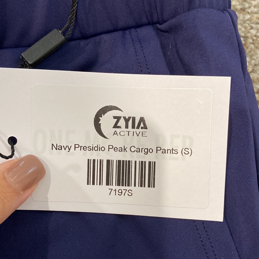 ZYIA Navy Presidio Peak Cargo Pants